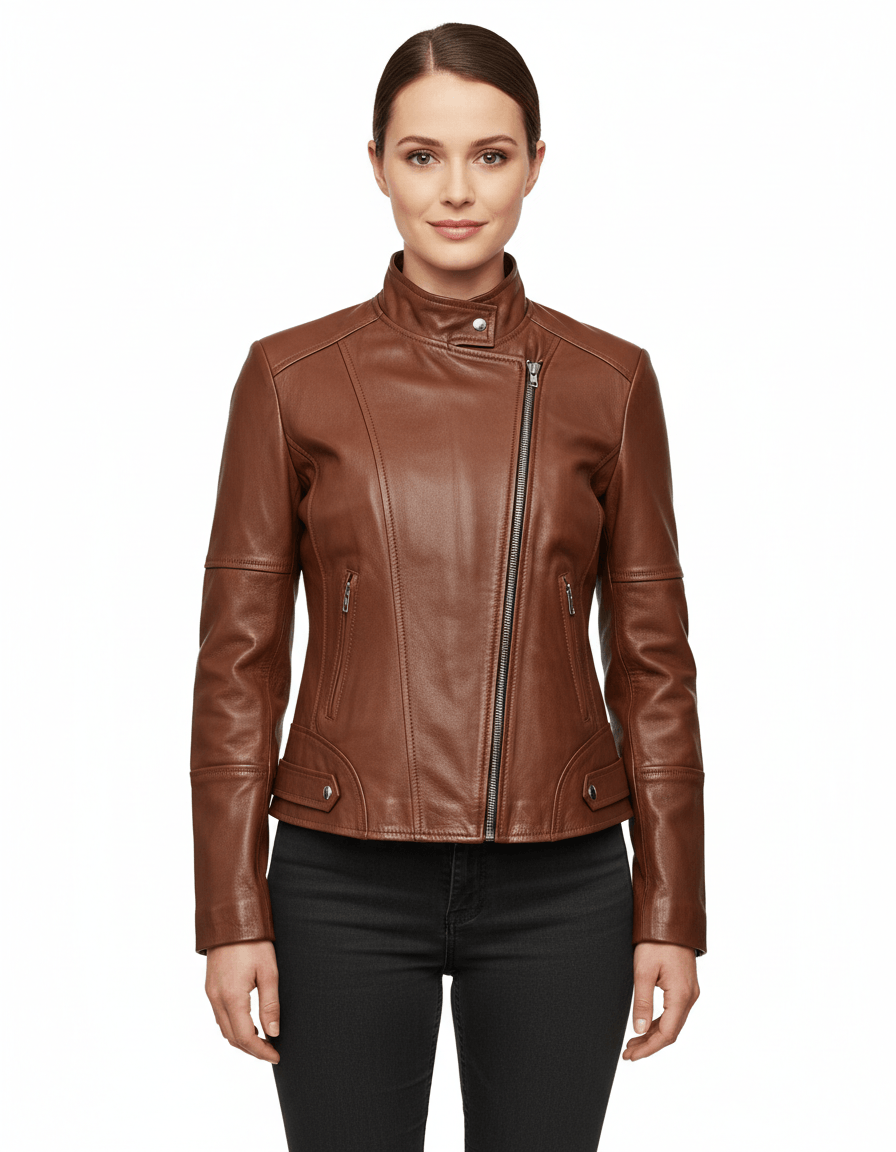 Бежевая мото куртка – идеальный выбор для создания стильного и уверенного образа