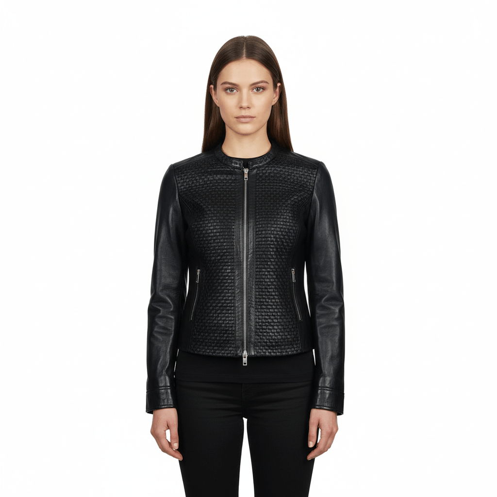 Премиум Черная Плетеная Кожа: Натуральный Материал для Стильных Изделий и Дизайна