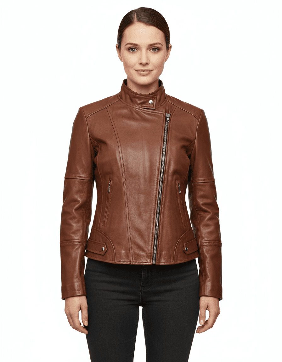 Бежевая мото куртка – идеальный выбор для создания стильного и уверенного образа