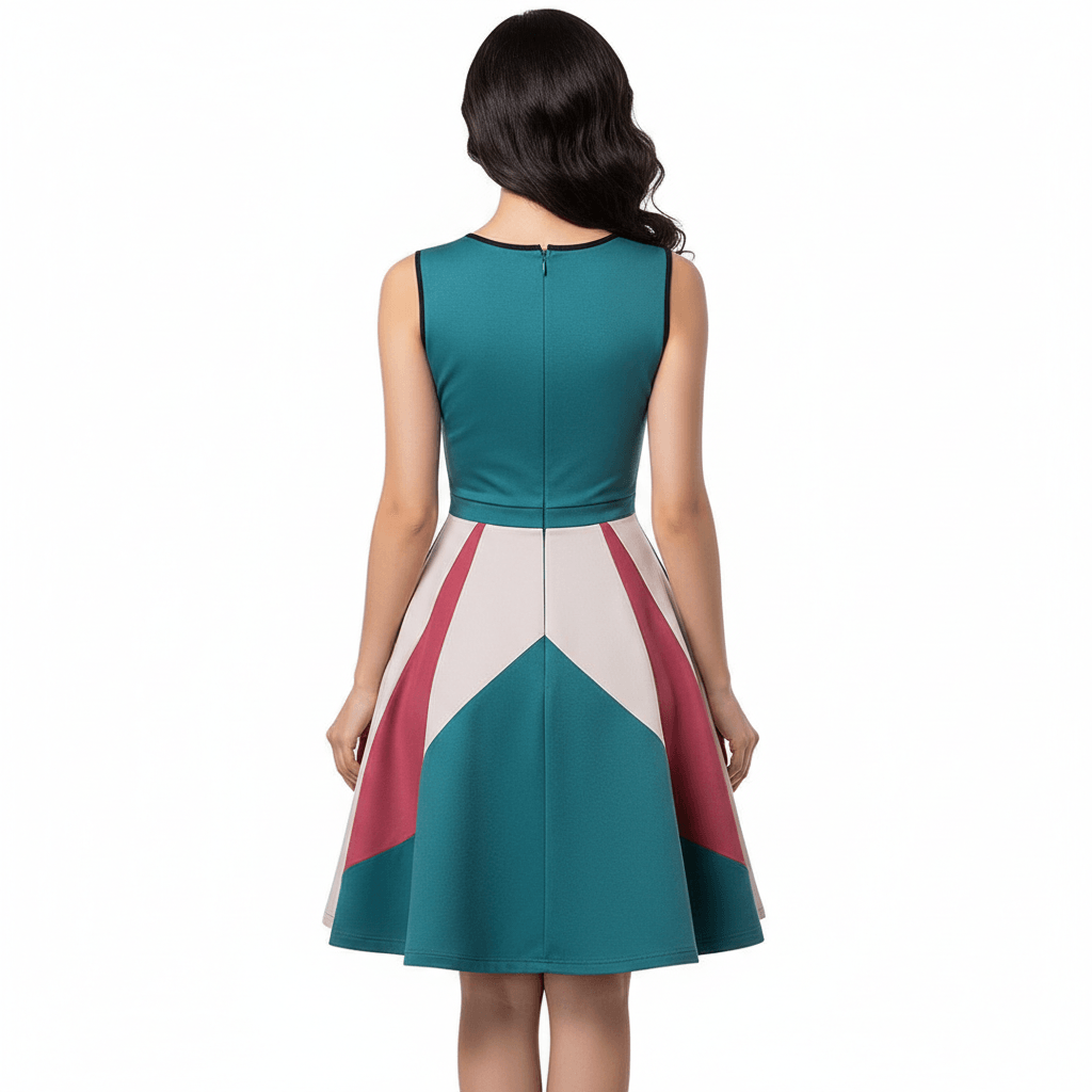 Женское джинсовое платье миди — стильный деним для весенне-летнего сезона. Модное и удобное повседневное платье для элегантного образа.